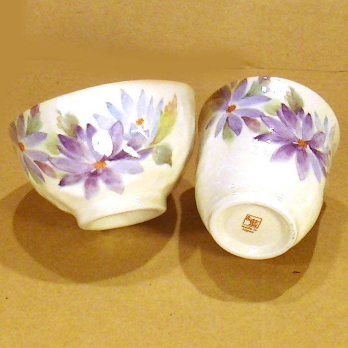 食器 プレゼント おひとり様 ギフト 「茶碗 湯のみ 七宝焼の箸」セット 　「花かおり・えぞぎく」　プレゼント ギフト　 0511-57 | ブランド登録なし | 03