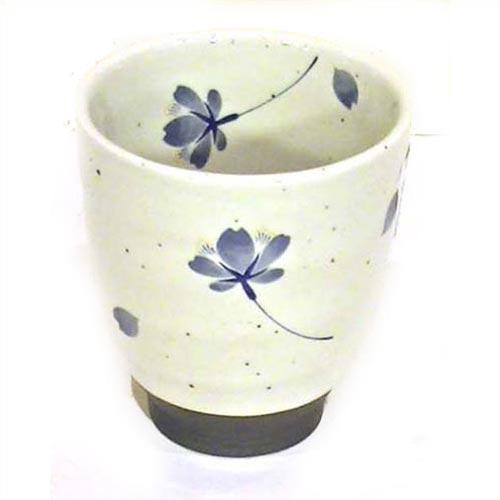 湯呑み 湯飲み ゆのみ 有田焼 桜の舞 ブルー プレゼント ギフト 0514-48 | SAIKAI