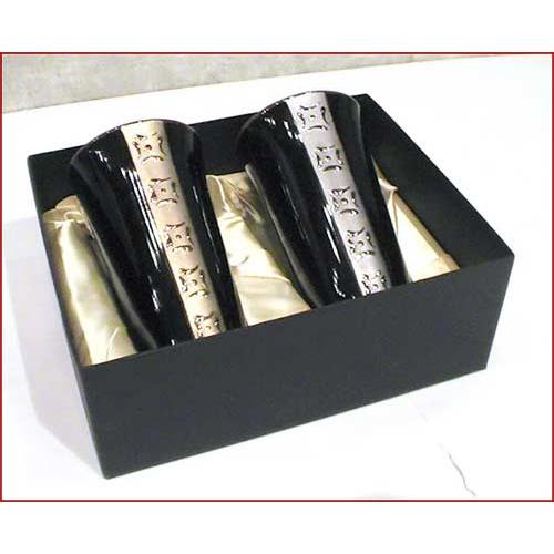 ペアゴブレット フリーカップ 金銀ライン ゴールド＆シルバー 0522-07　箱汚れのため半額・ギフト不可 3850円の品 | ブランド登録なし | 01