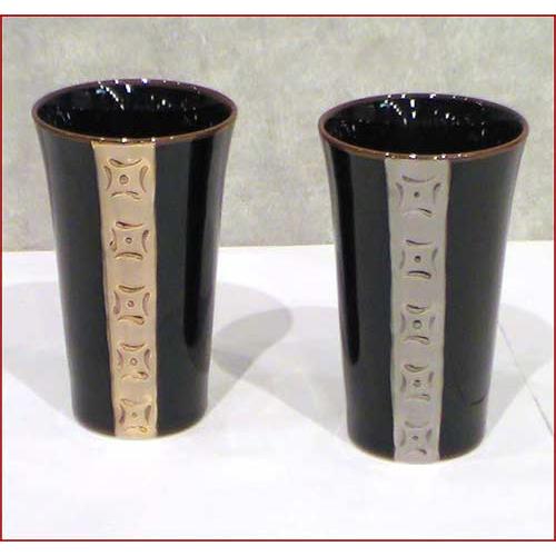 ペアゴブレット フリーカップ 金銀ライン ゴールド＆シルバー 0522-07　箱汚れのため半額・ギフト不可 3850円の品 | ブランド登録なし | 04