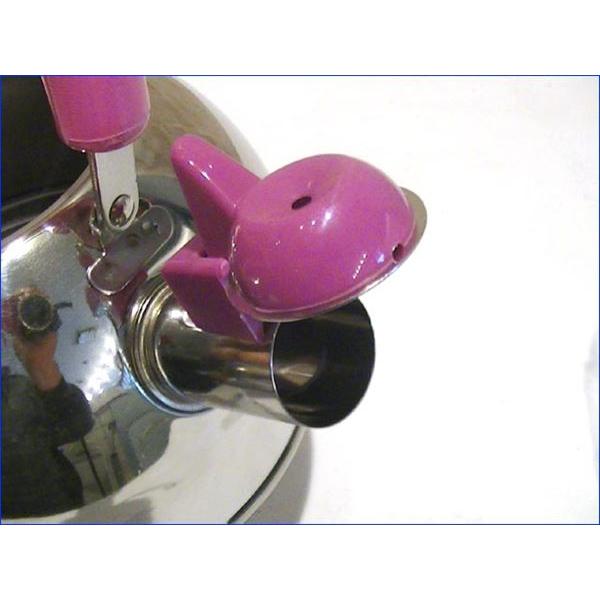 ステンレス 笛吹ケトル 1.5リットル キャンディール IH対応 シルバー ピンク 0525-22　プレゼント ギフト | 和平フレイズ | 03