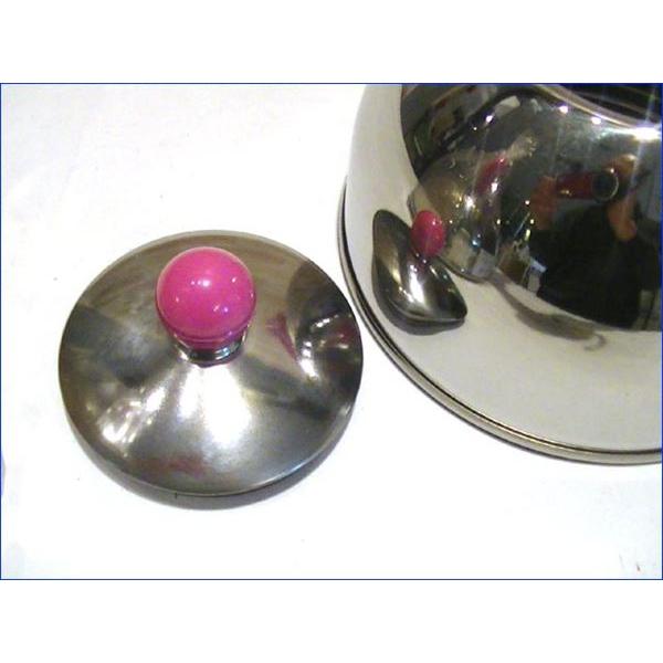 ステンレス 笛吹ケトル 1.5リットル キャンディール IH対応 シルバー ピンク 0525-22　プレゼント ギフト | 和平フレイズ | 02