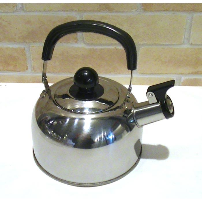 ステンレス 笛吹ケトル 1.6リットル テルバス IH対応 ブラック 0525-28　プレゼント ギフト | 和平フレイズ