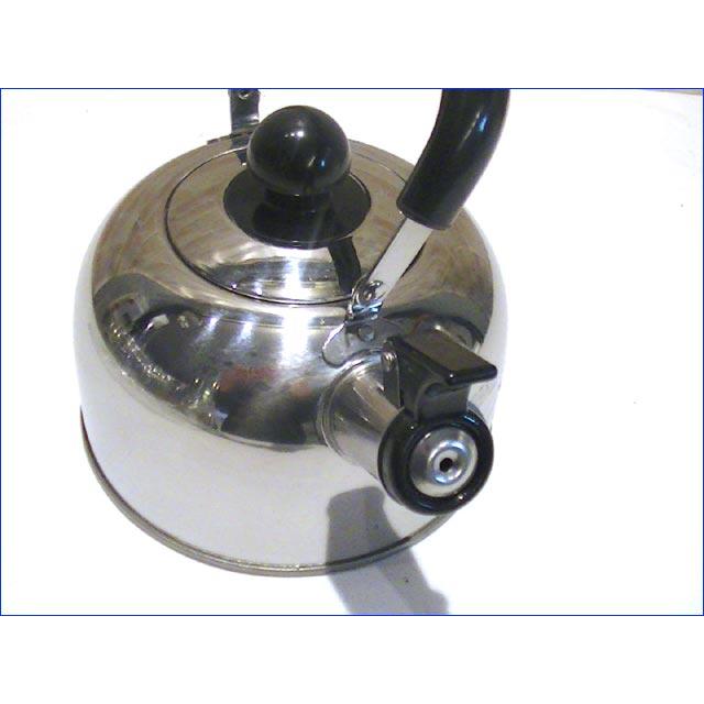 ステンレス 笛吹ケトル 1.6リットル テルバス IH対応 ブラック 0525-28　プレゼント ギフト | 和平フレイズ | 01