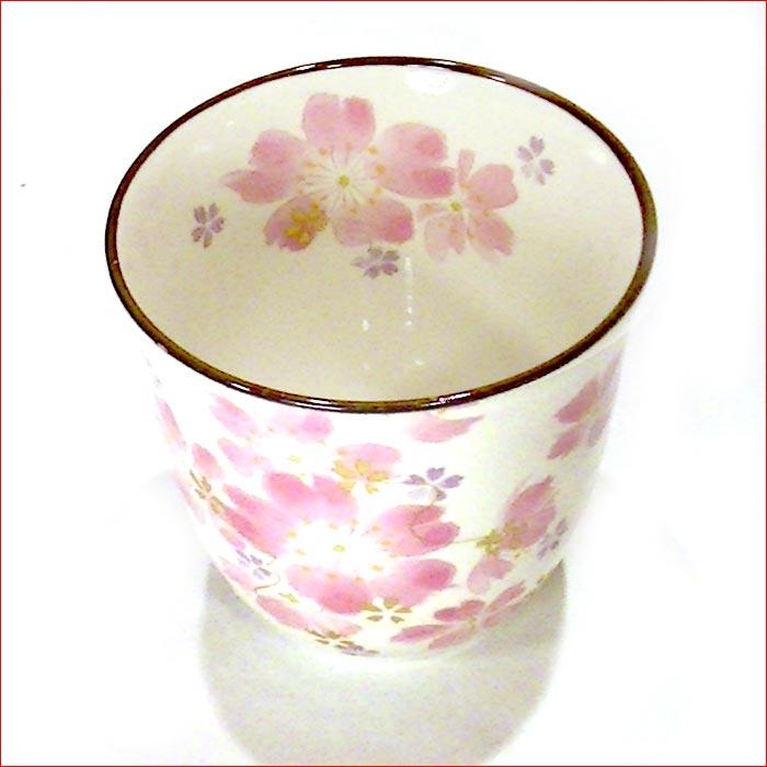 美濃焼 花柄 ちりめん木箱入 ひとり 茶碗 湯呑み 陶器 磁器 華まつり ピンク 0611-04　プレゼント ギフト | ブランド登録なし | 03
