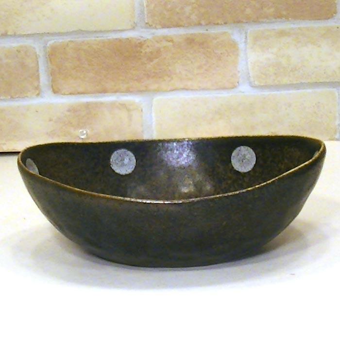 カレー皿セット 手付きカップ付き ペアセット　ブラウン＆アイボリー 0611-15 | セラミック藍 | 03