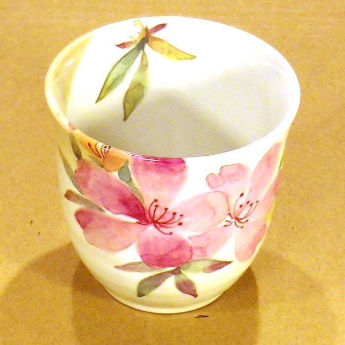 食器 プレゼント おひとり様 ギフト 「茶碗 湯のみ 七宝焼の箸」セット 　「花かおり・つつじ」 0611-56　プレゼント ギフト | ブランド登録なし | 06