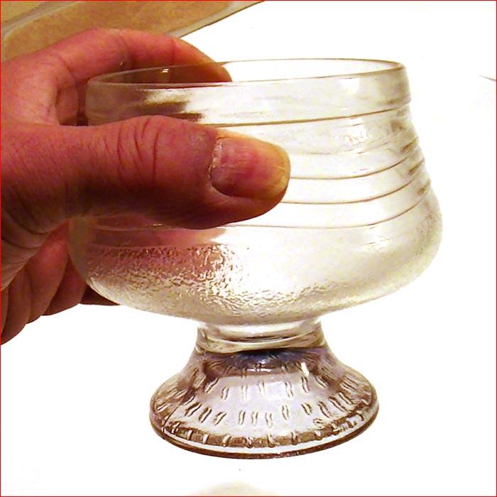 ブラジル製　デザートカップ　パステルグラス ペア ピンク＆ホワイト  アイスクリームカップ　パフェグラス フルーツト 0612-09　プレゼント ギフト | ブランド登録なし | 02