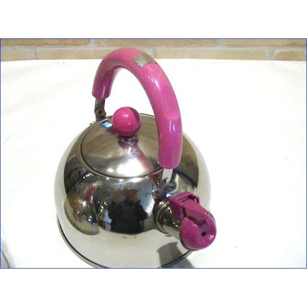 ステンレス 笛吹ケトル 1.5リットル キャンディール IH対応 シルバー ピンク 0625-22　プレゼント ギフト | 和平フレイズ | 01