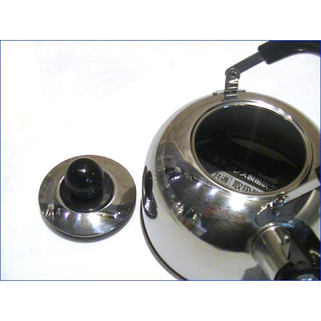 ステンレス 笛吹ケトル 1.6リットル テルバス IH対応 ブラック 0625-28　プレゼント ギフト | 和平フレイズ | 02