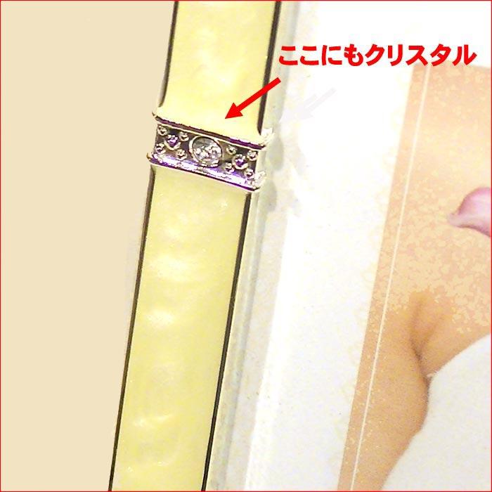 フォトフレーム 写真立て 2Lサイズ クリスタル リング キラキラ 結婚祝い向き L判マット紙付き　フォトスタンド 0711-34　プレゼント ギフト | ブランド登録なし | 02