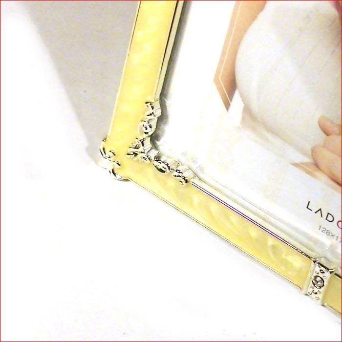 フォトフレーム 写真立て 2Lサイズ クリスタル リング キラキラ 結婚祝い向き L判マット紙付き　フォトスタンド 0711-34　プレゼント ギフト | ブランド登録なし | 04