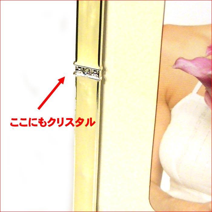 フォトフレーム 写真立て 六つ切りサイズ ブライダル 結婚祝い クリスタルリング フォトフレーム 0711-35　プレゼント ギフト | ブランド登録なし | 02