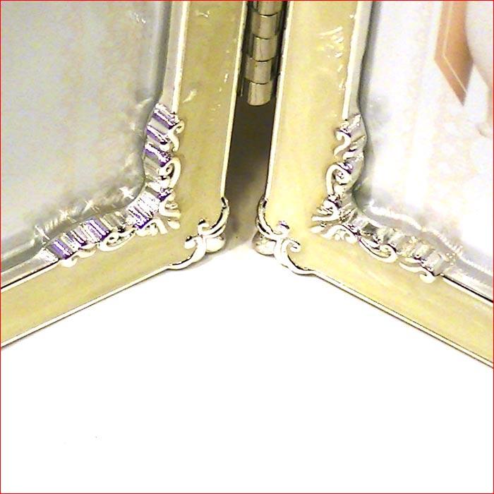 写真立て フォトフレーム ポストカードサイズ 2枚 壁掛け金具付き クリスタルリング フォトフレーム 0711-36　プレゼント ギフト | ブランド登録なし | 04