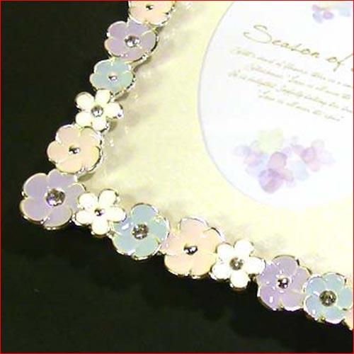 フォトフレーム 写真立て 2L判サイズ クリスタル リトルフラワー フォトフレーム 0711-48　プレゼント ギフト | ブランド登録なし | 02