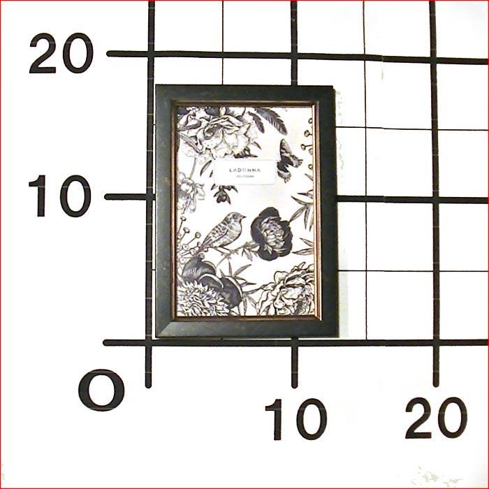 フォトフレーム 写真立て はがきサイズ 横置き 縦置き 縦横 壁掛け　アンティーク フォトスタンド ベージュ ブラック ブルー 0711-643 | ブランド登録なし | 16