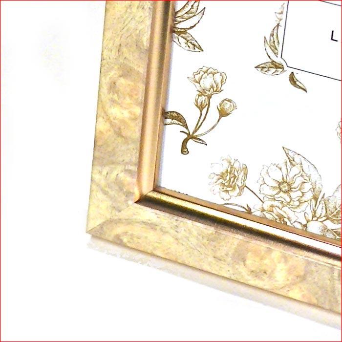 フォトフレーム 写真立て はがきサイズ 横置き 縦置き 縦横 壁掛け　アンティーク フォトスタンド ベージュ ブラック ブルー 0711-643 | ブランド登録なし | 06