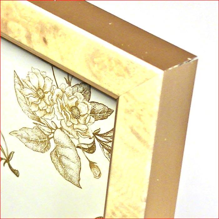 フォトフレーム 写真立て はがきサイズ 横置き 縦置き 縦横 壁掛け　アンティーク フォトスタンド ベージュ ブラック ブルー 0711-643 | ブランド登録なし | 07