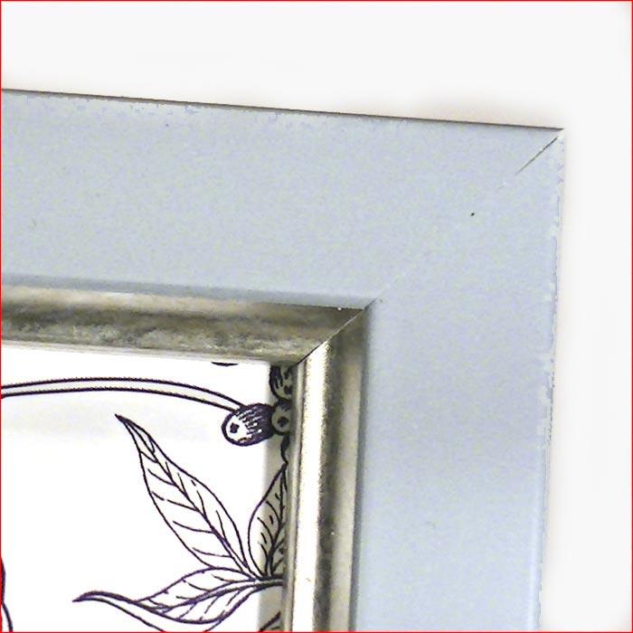 フォトフレーム 写真立て はがきサイズ 横置き 縦置き 縦横 壁掛け　アンティーク フォトスタンド ベージュ ブラック ブルー 0711-643 | ブランド登録なし | 10