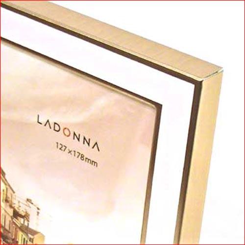 写真立て フォトフレーム ２Ｌ判サイズ 置き 壁掛け フォトフレーム・ピンクゴールド 0711-86　プレゼント ギフト | ブランド登録なし | 02