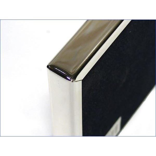 フォトフレーム 写真立て L判サイズ 連結 2連 真ちゅう リビング シルバー 横向き ２枚 0711-90 | ブランド登録なし | 04