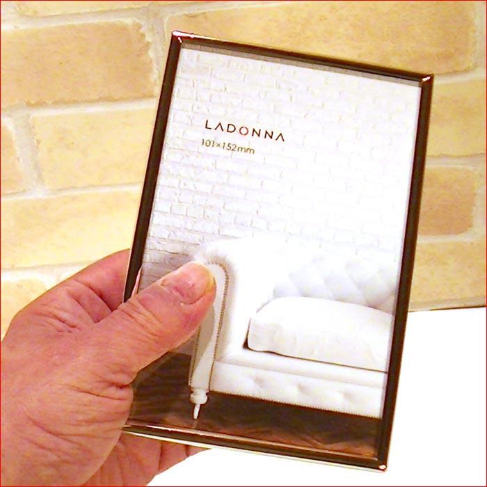 フォトフレーム 写真立て ポストカードサイズ 真ちゅう フォトフレーム・シルバー 0711-95　プレゼント ギフト | ブランド登録なし | 03