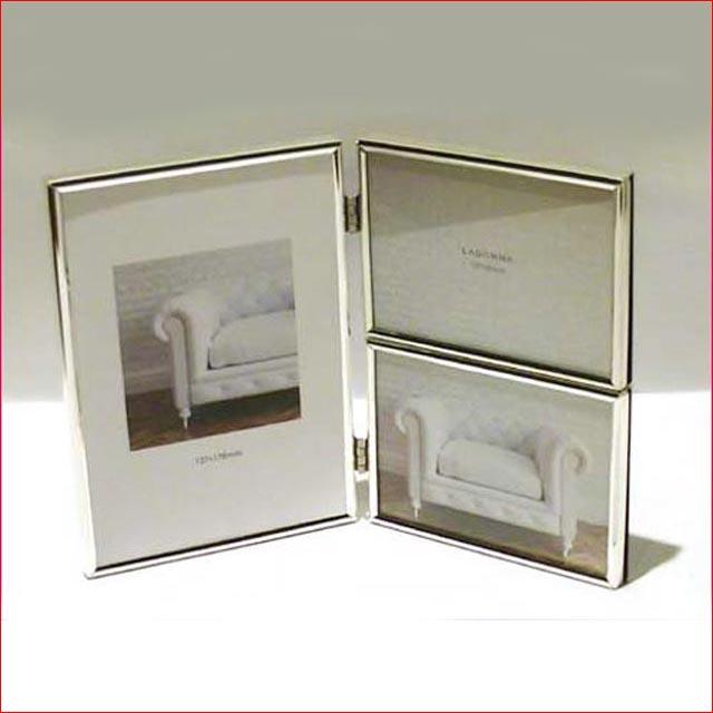 フォトフレーム 写真立て L判ｘ２枚 2L判ｘ１枚 金属 フォトフレーム・シルバー 0711-98　プレゼント ギフト | ブランド登録なし | 08