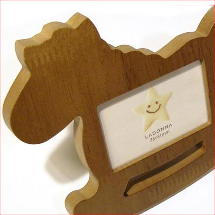 写真立て フォトフレーム 木馬 天然木 木製 ベビーフォトフレーム・２色 出産祝い 0712-012　プレゼント ギフト | ブランド登録なし | 04