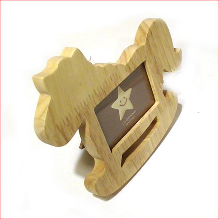 写真立て フォトフレーム 木馬 天然木 木製 ベビーフォトフレーム・２色 出産祝い 0712-012　プレゼント ギフト | ブランド登録なし | 06
