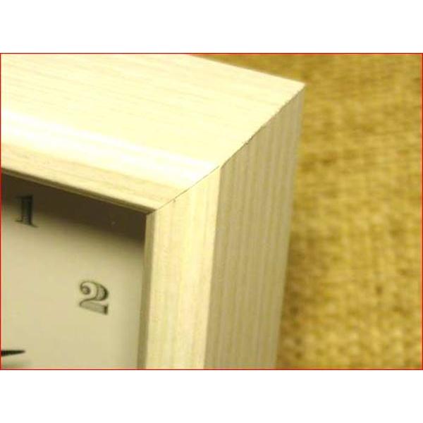 フォトフレーム&クロック 木製 置き時計 & ミニサイズのフォトフレーム・ホワイト 0712-18 | ブランド登録なし | 02