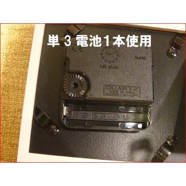 フォトフレーム&クロック 木製 置き時計 & ミニサイズのフォトフレーム・ホワイト 0712-18 | ブランド登録なし | 07