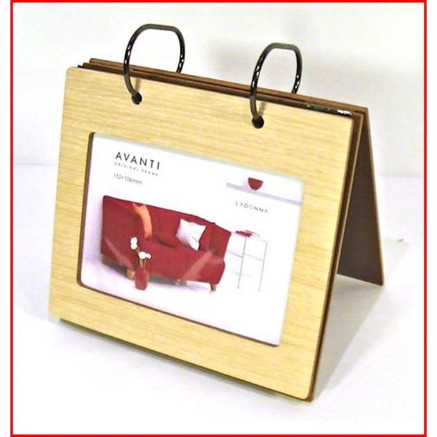 写真立て フォトフレーム ポストカード判　ナチュラル  はがきサイズ 木製 めくり アルバム 60枚収納・ フォトスタンド プレゼント ギフト  0712-58 | ブランド登録なし | 07