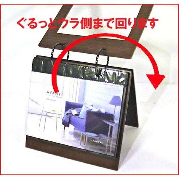 写真立て フォトフレーム ポストカード判 はがきサイズ　ダークブラウン」木製 めくり アルバム 60枚収納・ フォトスタンド プレゼント ギフト  0712-59 | ブランド登録なし | 04