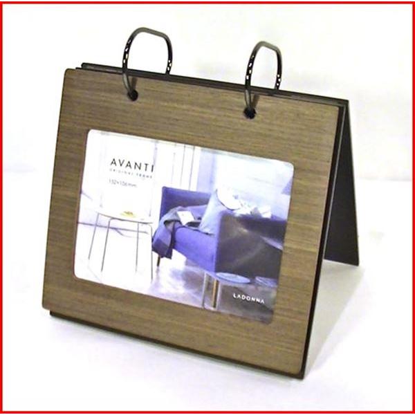 写真立て フォトフレーム ポストカード判 はがきサイズ　ダークブラウン」木製 めくり アルバム 60枚収納・ フォトスタンド プレゼント ギフト  0712-59 | ブランド登録なし | 06