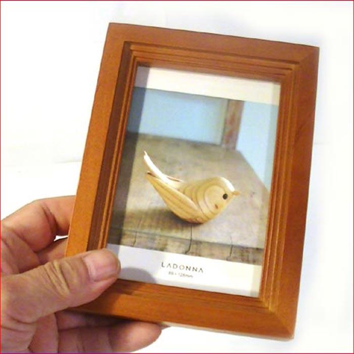 フォトフレーム 写真立て L判 天然木 木製 フォトフレーム アルダーウッド・ブラウン 0712-81　プレゼント ギフト | ブランド登録なし | 01