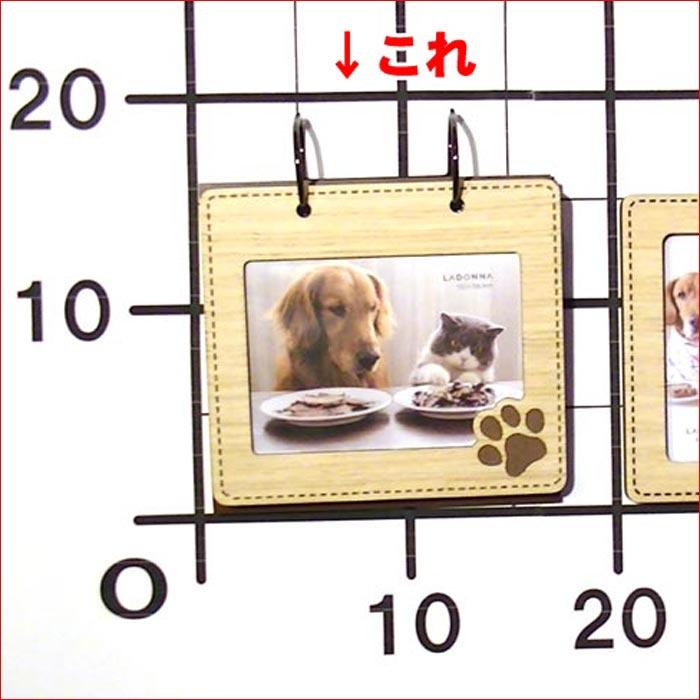 写真立て フォトフレーム ポストカードサイズ ペット 犬猫 パタパタ アルバムフレーム 50枚収納・２色 0712-932　プレゼント ギフト | ブランド登録なし | 14