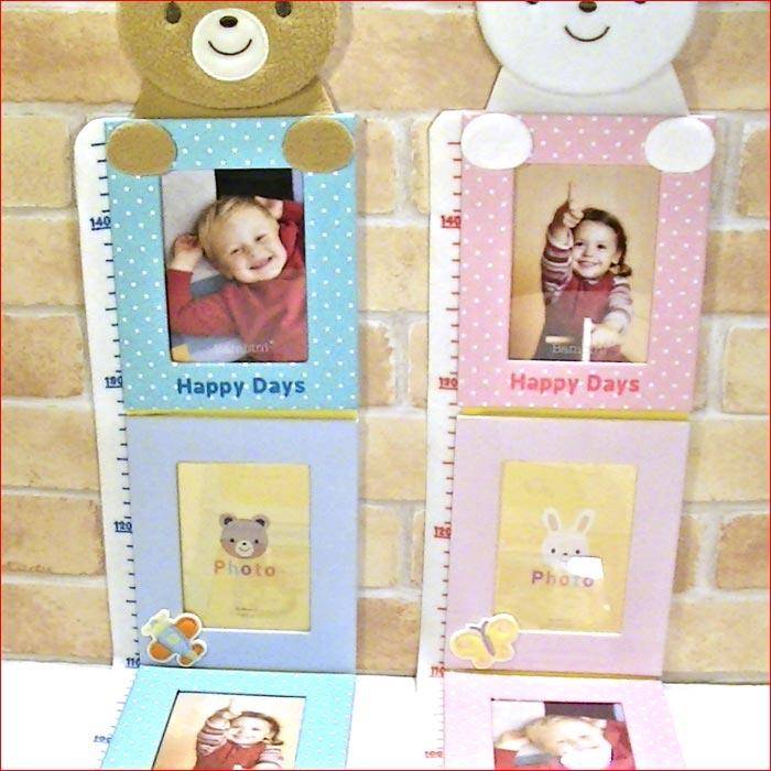 身長計付きフォトフレーム身長計 出産祝い 新生児 身長の記録 ぬいぐるみ くまさん うさぎさん 布製 0714-052　プレゼント ギフト | ブランド登録なし | 04