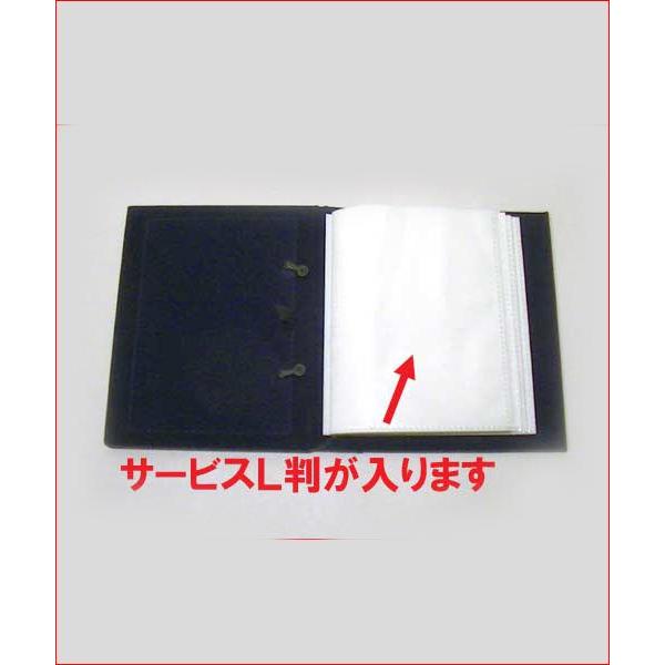 アルバムフレーム L判 40枚収納（表紙もL判サイズ） アルバム型 バインダー式 0716-02　プレゼント ギフト | ブランド登録なし | 06