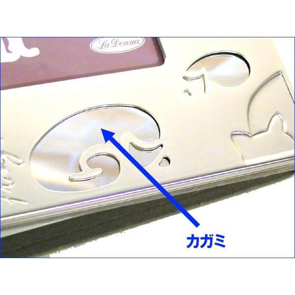 アルバムフレーム はがきサイズ １００枚収納（表紙もハガキサイズ） アルバム型 バインダー型 フォトフレーム・キャット 0716-21 | ブランド登録なし | 03