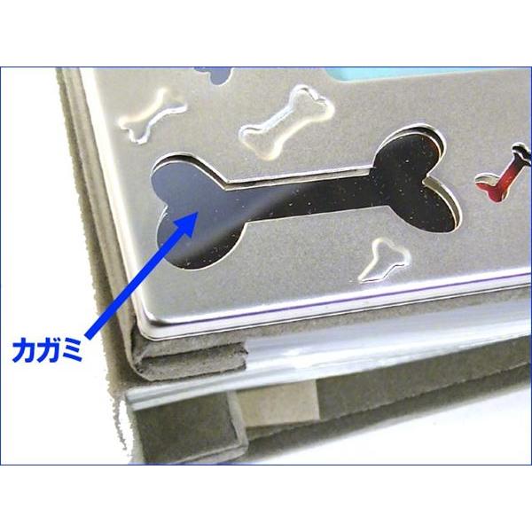 アルバムフレーム はがきサイズ １００枚収納（表紙もハガキサイズ） アルバム型 バインダー型 フォトフレーム・ドッグ 0716-22 | ブランド登録なし | 03