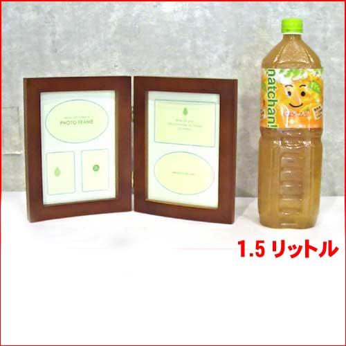 フォトフレーム 2L判 木製 フォトフレーム ペア 2枚　縦向き 2連 卓上用 写真立て 0717-13　プレゼント ギフト | ブランド登録なし | 07
