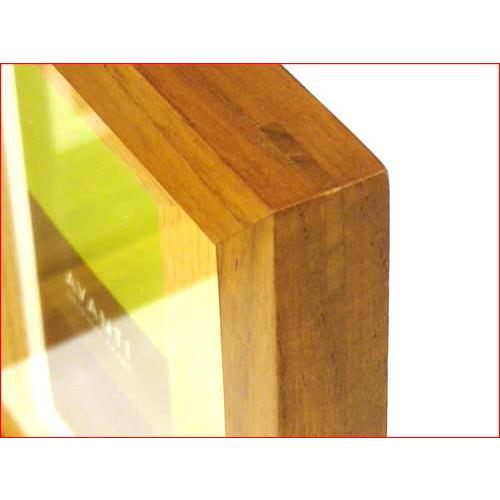 フォトフレーム 木製 ペア 2面 2連 写真はミニサイズ向き 写真立て カラーウッド フォトフレーム・ブラウン 0717-21　プレゼント ギフト | ブランド登録なし | 03