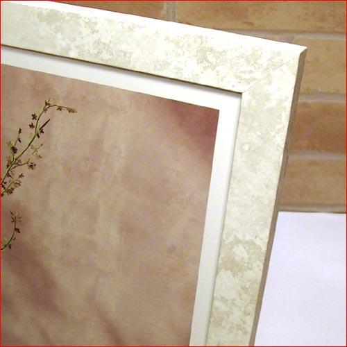 フォトフレーム A4サイズ 写真立て 大理石調 縦置き 横置き 壁掛け インテリアフレーム・ベージュ 0717-52　プレゼント ギフト | ブランド登録なし | 02