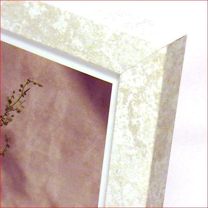 写真立て　フォトフレーム L判 大理石調 インテリアフレーム 縦置き 横置き 壁掛け Ｌ判・ベージュ 0717-56　プレゼント ギフト | ブランド登録なし | 02