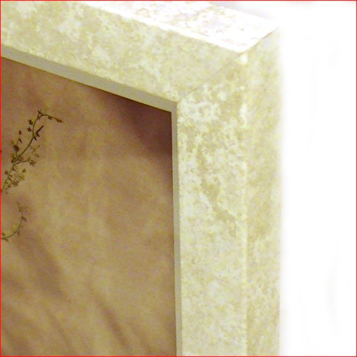 写真立て　フォトフレーム 壁掛け可・卓上用 大理石調 インテリアフレーム 2L判・ベージュ 0717-58　プレゼント ギフト | ブランド登録なし | 02