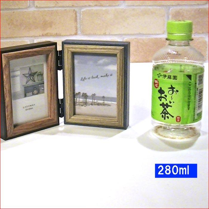 写真立て 木製フォトフレーム ミニサイズ用 2枚 ２蓮 0717-912 | ブランド登録なし | 10