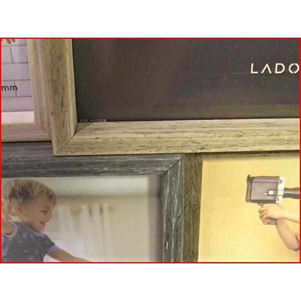 フォトフレーム 木製 写真立て ４面フォトフレーム サービス判ｘ２ 四角x２ 卓上用・壁掛け スタンド付き 0717-98　プレゼント ギフト | ブランド登録なし | 05