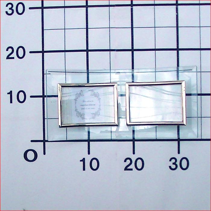 フォトフレーム サービス判 L判 横向き 2枚 写真立て 透明 カーブガラス フォトフレーム 0719-12　プレゼント ギフト | ブランド登録なし | 08