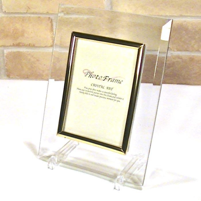 フォトフレーム サービス判 L判 写真立て 透明 ガラス フォトフレーム 0719-22 | ブランド登録なし