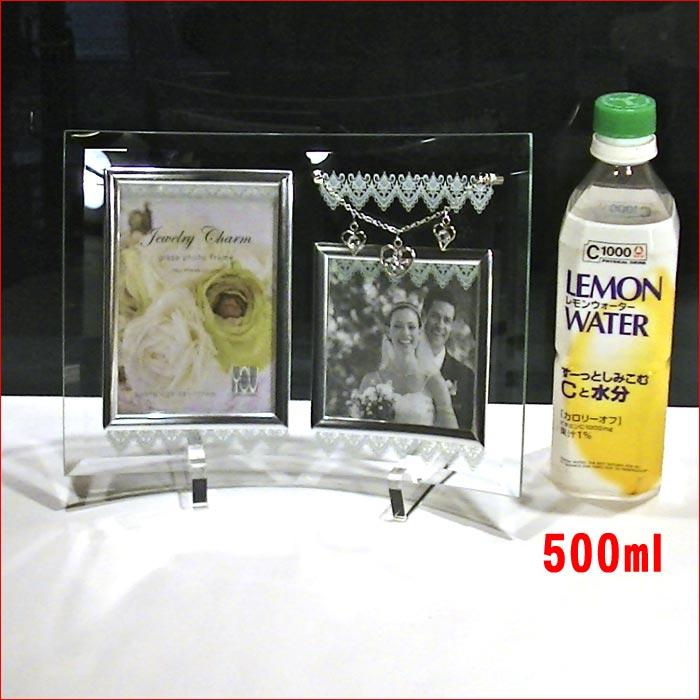 フォトフレーム ２窓 写真立て 透明 ガラス フォトフレーム・Ｌ判＆ミニサイズ 0719-23 | ブランド登録なし | 04